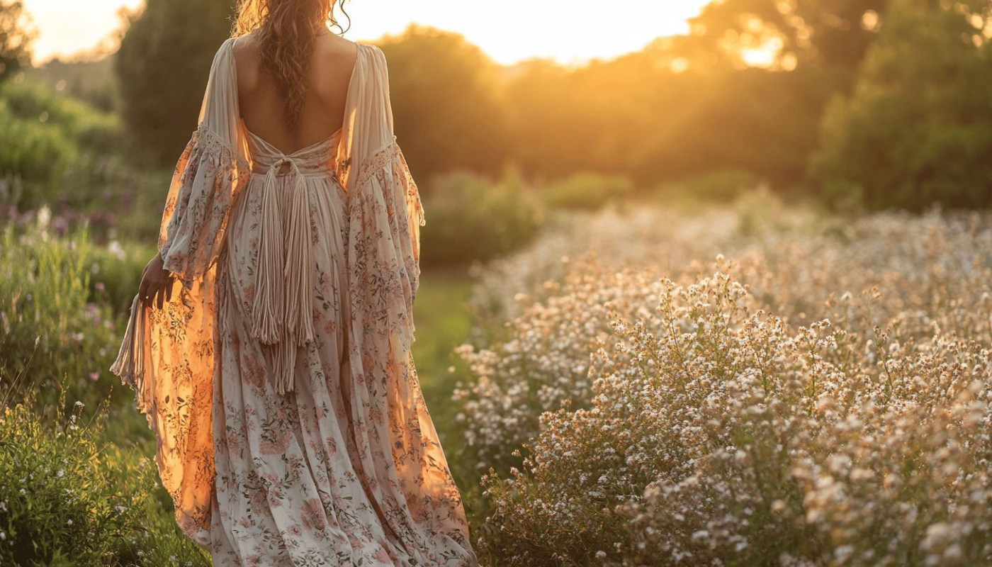 Wie man Boho-Kleider für jede Jahreszeit stilvoll trägt